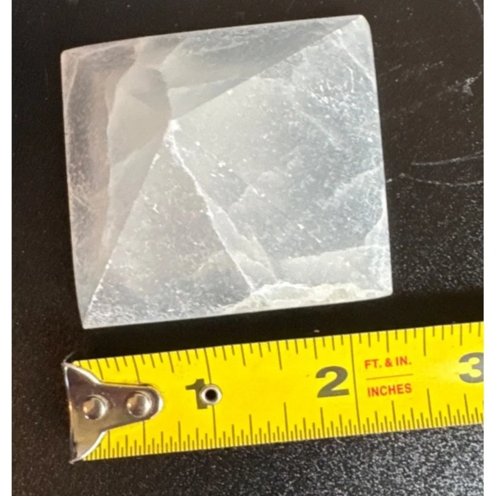 Selenite Crystal Pyramid, Crystal Charging, Crystal Cleansing, Selenite, Crystal